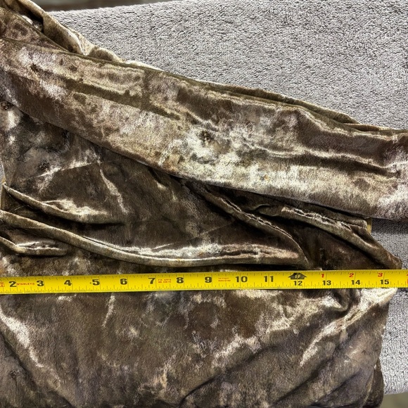 Moon River Off The Shoulder Brown Velour Bodycon Dress Sz L Mob Wife Y2K - Picture 7 of 9